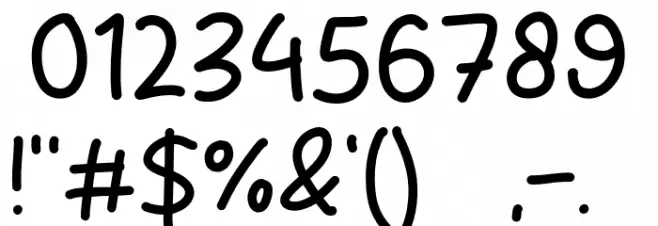 Cookies Magis Font OTHER CHARS