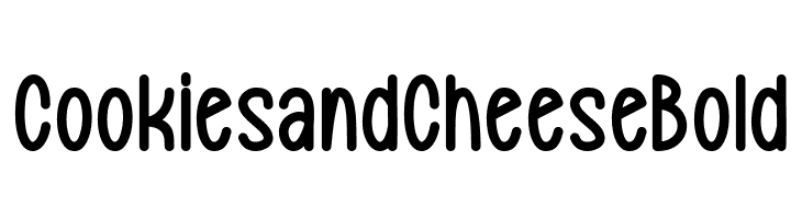 Cookies and Cheese Bold  Free Fonts Download