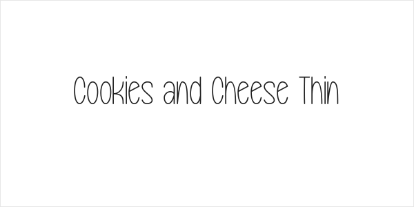 Cookies and Cheese Thin Logo