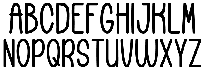 Cookies and Cheese Font UPPERCASE