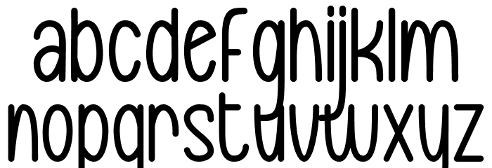 Cookies and Cheese Font LOWERCASE