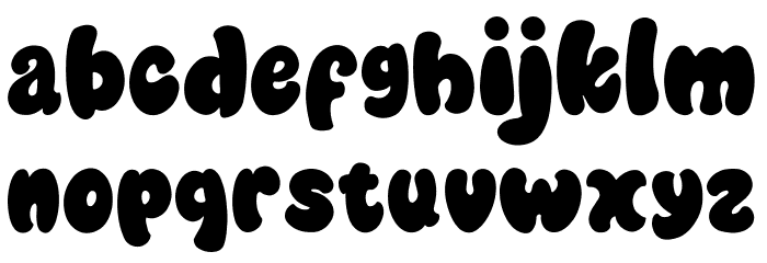 Cookies chip Font LOWERCASE