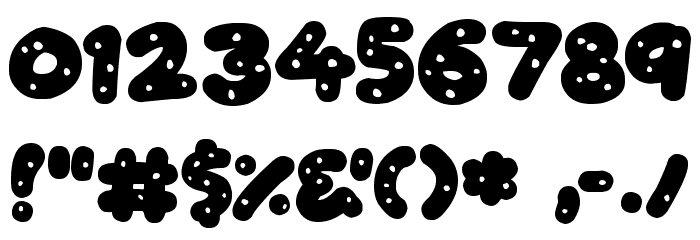 Cookies Font OTHER CHARS