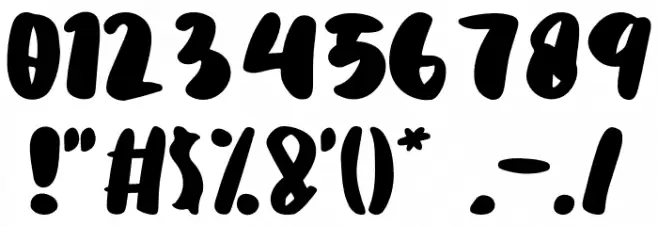 CookiesSweet-Regular Font OTHER CHARS