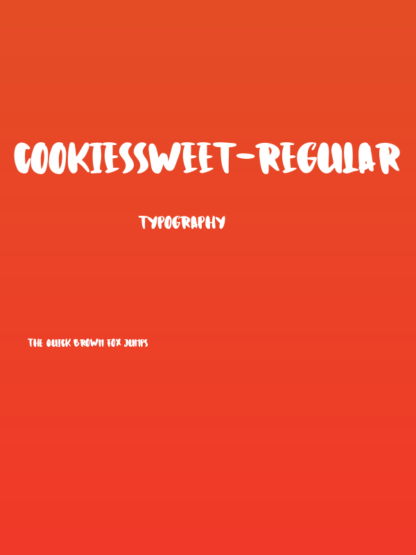 CookiesSweet-Regular Poster
