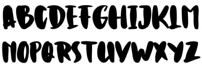 CookiesSweet-Regular Font LOWERCASE