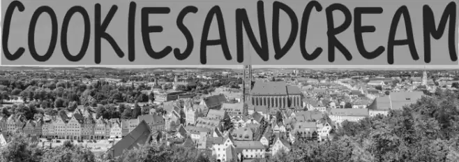 Cookiesandcream Font examples