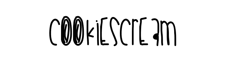 Cookiescream  フリーフォントのダウンロード