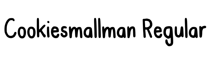 Cookiesmallman Regular  नि: शुल्क फ़ॉन्ट्स डाउनलोड