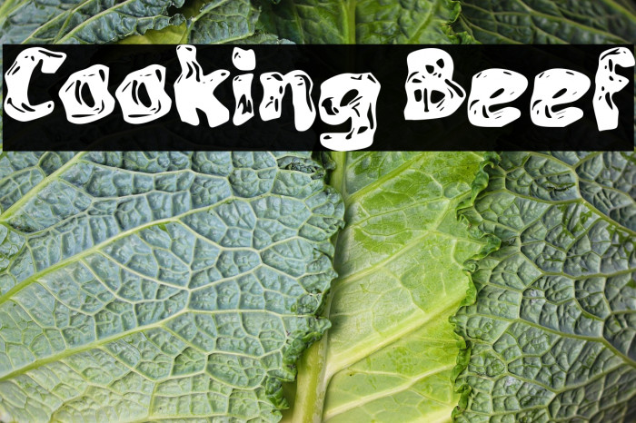 Cooking Beef Example 2