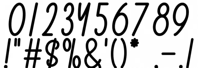 Cooking Schriftart Anderer Schreiben