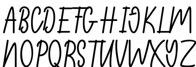 Cooking Schriftart Gro&szlig;