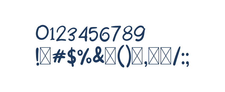 CookingWater-Regular Other Characters