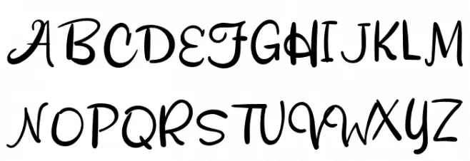 CookingWater-Regular Schriftart Groß