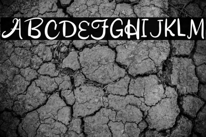 CookingWater-Regular Font examples