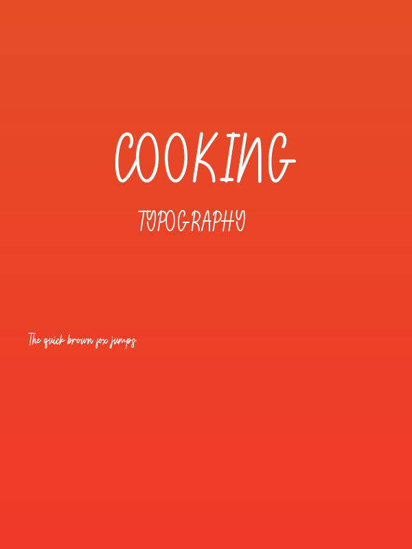 Cooking Poster