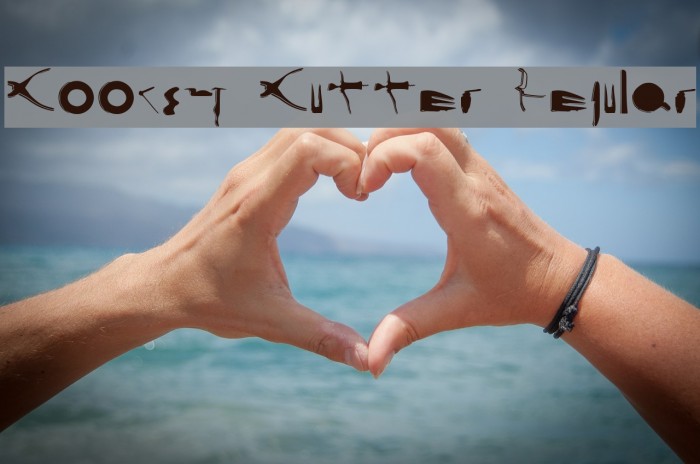 Cooksy Cutter Regular Font examples