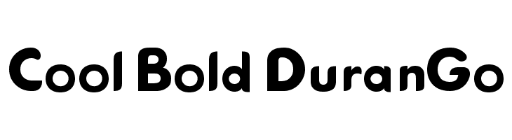 Cool Bold DuranGo Font