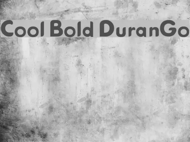 Cool Bold DuranGo  examples