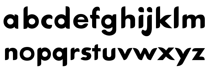Cool Bold DuranGo Font LOWERCASE