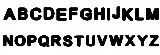 Cool Bold Schriftart Groß
