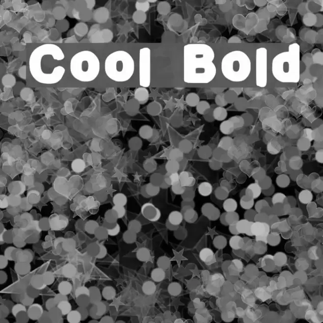 Cool Bold Font examples
