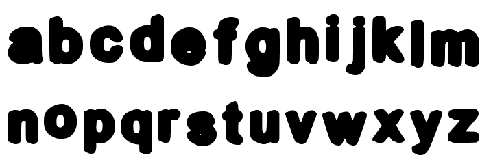 Cool Bold Font LOWERCASE