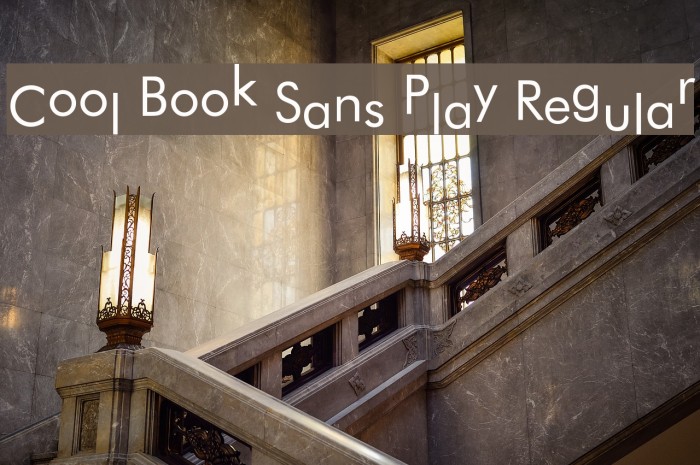 Cool Book Sans Play Regular Font examples