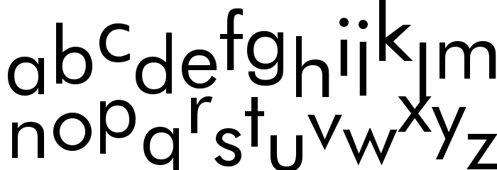 Cool Book Sans Play Regular Font LOWERCASE