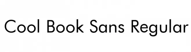 Cool Book Sans Regular  免费字体下载