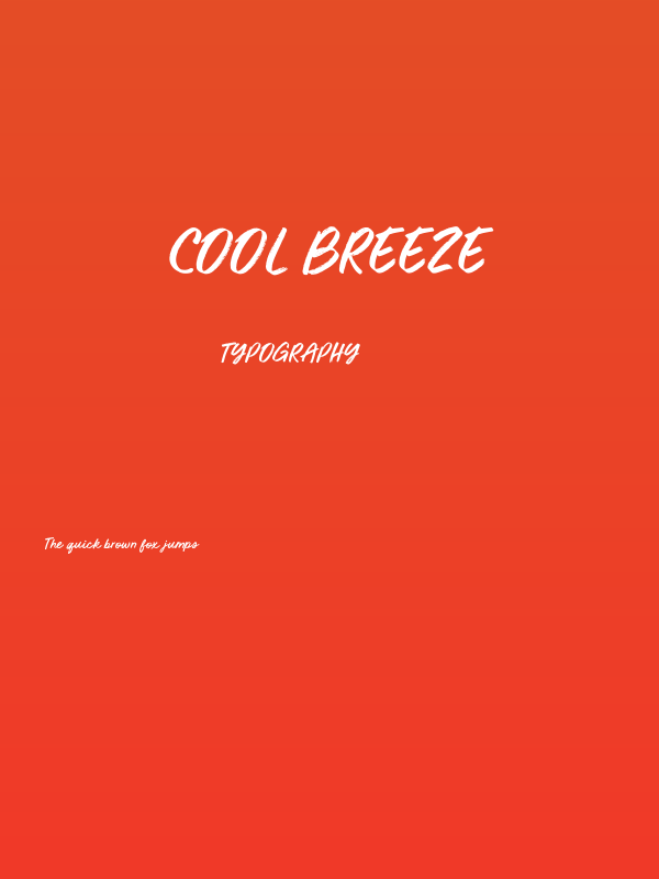 Cool Breeze Poster