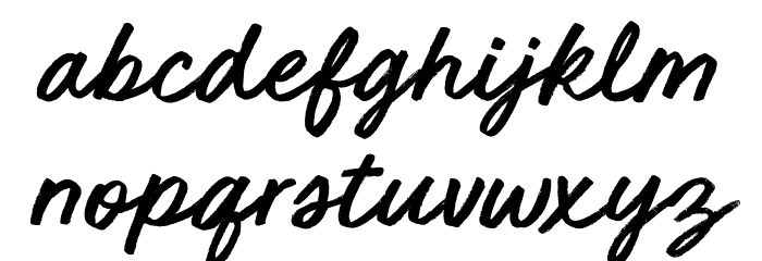 Cool Breeze Font LOWERCASE