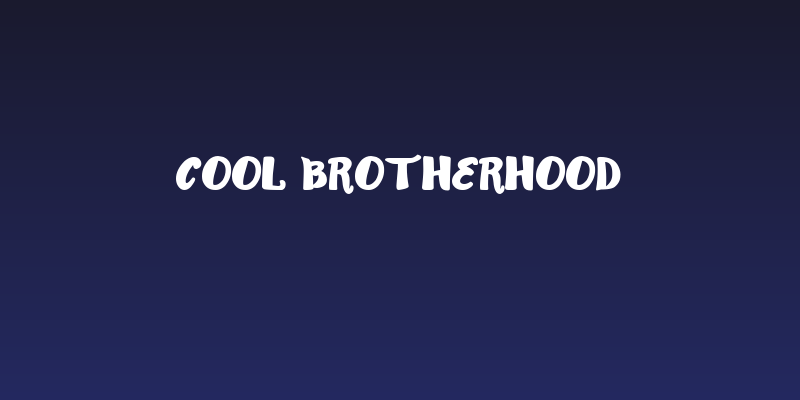 Cool Brotherhood Social Header