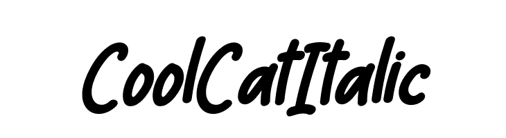 Cool Cat Italic  Descarca Fonturi Gratis