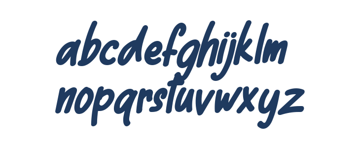 Cool Cat Italic Lowercase