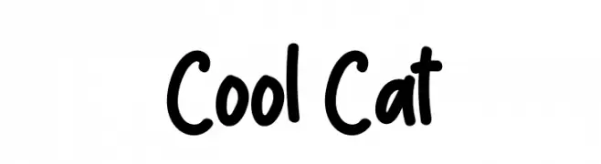 Cool Cat  les polices de caractères gratuit tlcharger