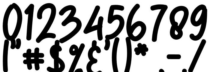 Cool Cat Font OTHER CHARS