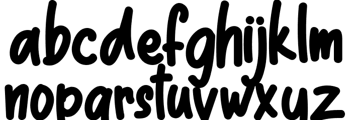 Cool Cat Font LOWERCASE