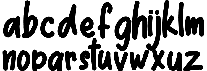 Cool Cat Font LOWERCASE