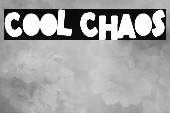 Cool Chaos Font examples