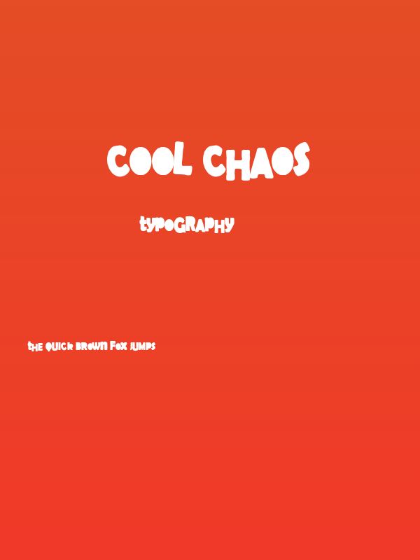 Cool Chaos Poster