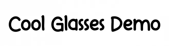 Cool Glasses Demo  Descarca Fonturi Gratis