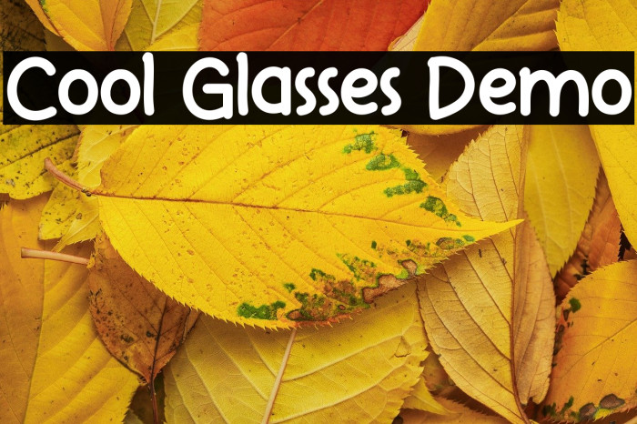 Cool Glasses Demo Example 1