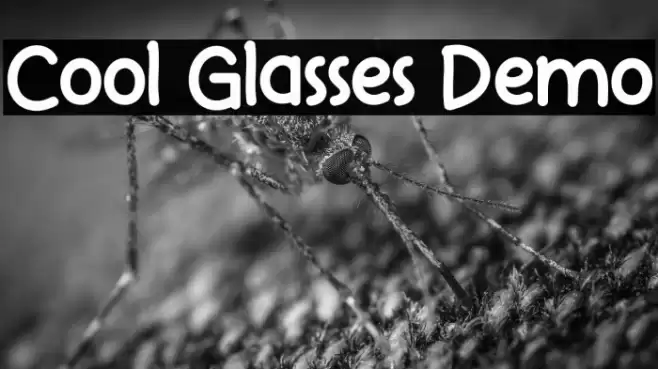 Cool Glasses Demo Font examples