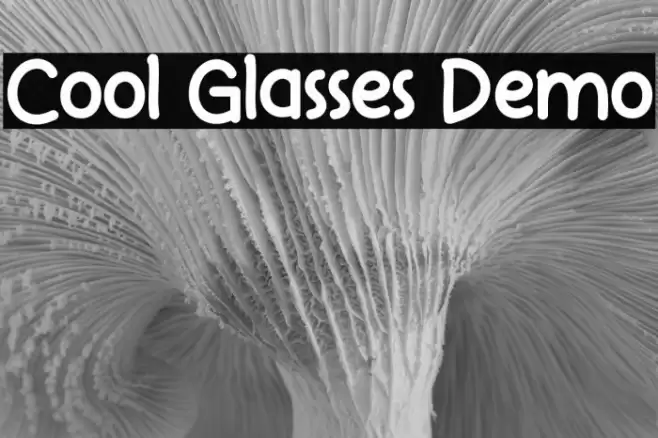 Cool Glasses Demo Font examples