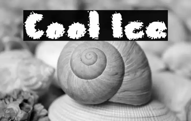 Cool Ice Font examples