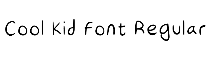 Cool Kid Font Regular  Fuentes Gratis Descargar
