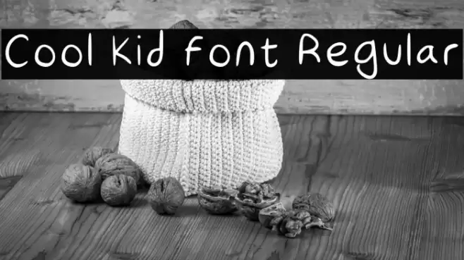 Cool Kid Font Regular Font examples