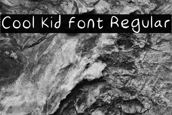 Cool Kid Font Regular Font examples