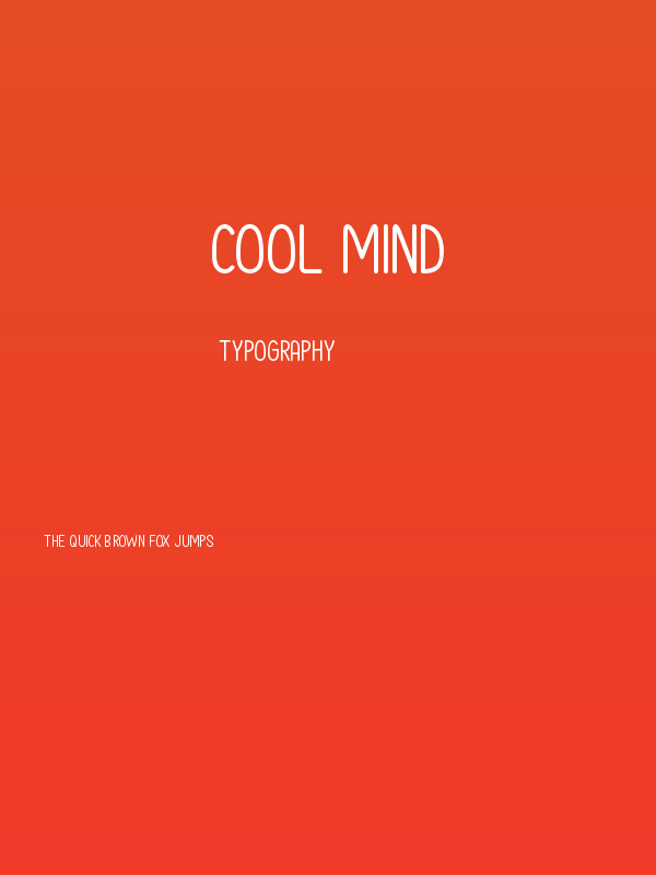 Cool Mind Poster